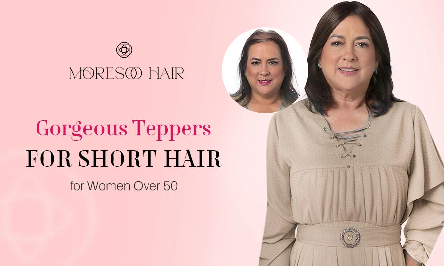 Gorgeous Toppers for Short Hair for Women Over 50