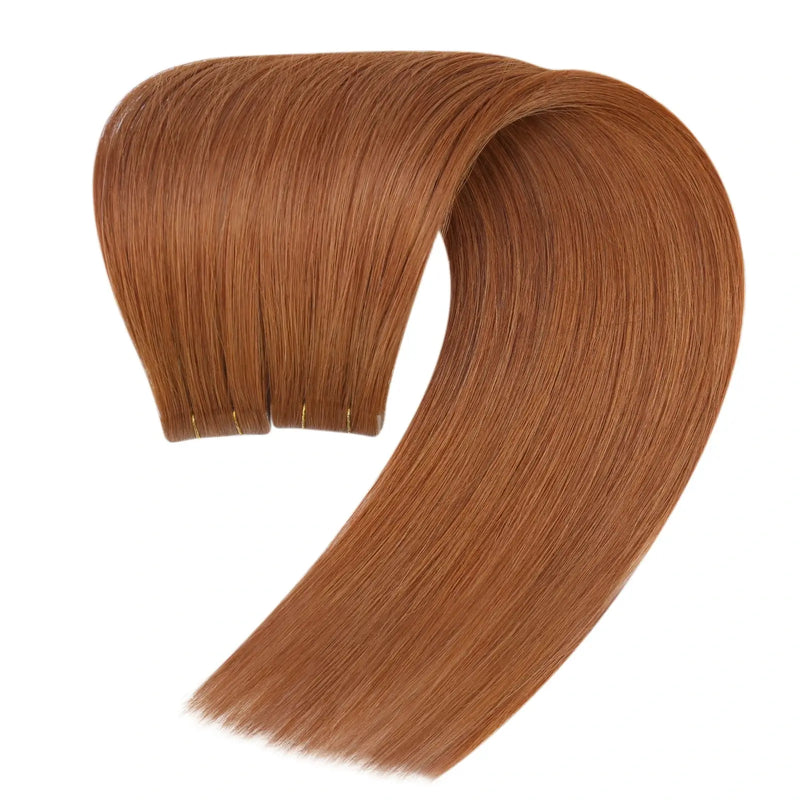 Load image into Gallery viewer, [New]Moresoo Virgin Injection Tape in Human Hair Extensions Copper Color (#33)
