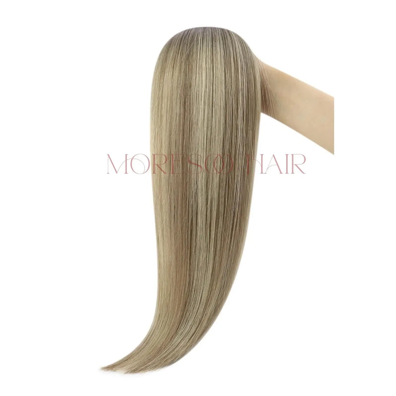 Load image into Gallery viewer, [New]Moresoo Virgin Tape In Hair Extensions 100% Brazilian Human Balayage Brown Hair (#5/7/20)
