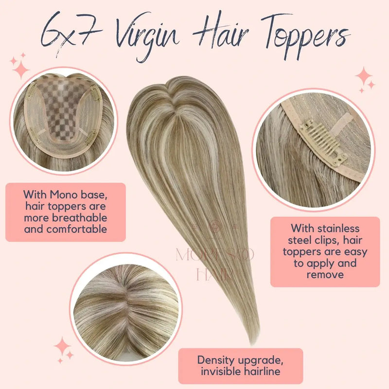 Load image into Gallery viewer, hair topper before and after women hair toppers womens hair toppers
human hair hair toppers for women
best human hair toppers human hair hair toppers


