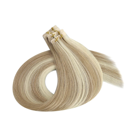 blend seamlessly with your natural hair-tape in extensions-how long do tape in extensions last-invisible tape in extensions