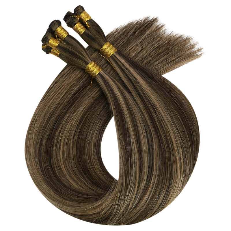 Load image into Gallery viewer, hand-tied hair extensions,human hair extensions,moresoo hair extensions,human hai extensions
