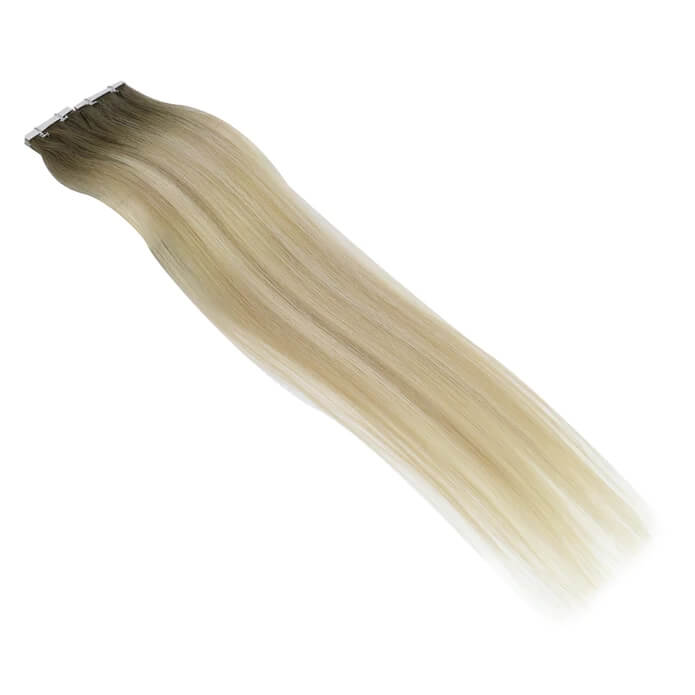 Load image into Gallery viewer, Virgin Hair Tape Extensions for Long-Lasting Wear-22 inch hair extensions-24 inch hair extensions-14 inch hair extensions-real human hair extensions-how do hair extensions work-extensions for thin hair
