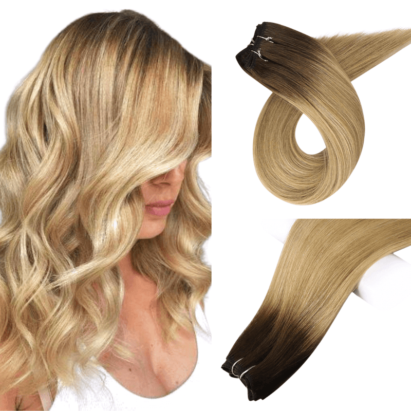 Load image into Gallery viewer, sew in hair weft bundles virgin human extensions-18 inch hair extensions-extensions for hair-virgin hair-virgin hair bundles-real human hair extensions-human hair bundles
