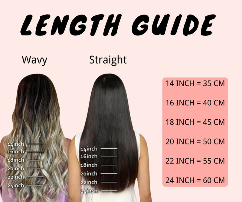 Load image into Gallery viewer, 20 inch hair extensions；22 inch hair extensions;16 inch hair extensions;24 inch hair extensions；14 inch hair extensions；18 inch hair extensions；12 inch hair extensions
