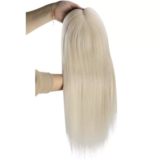 blonde topper hair virgin human hair