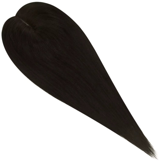 Black topper human hair