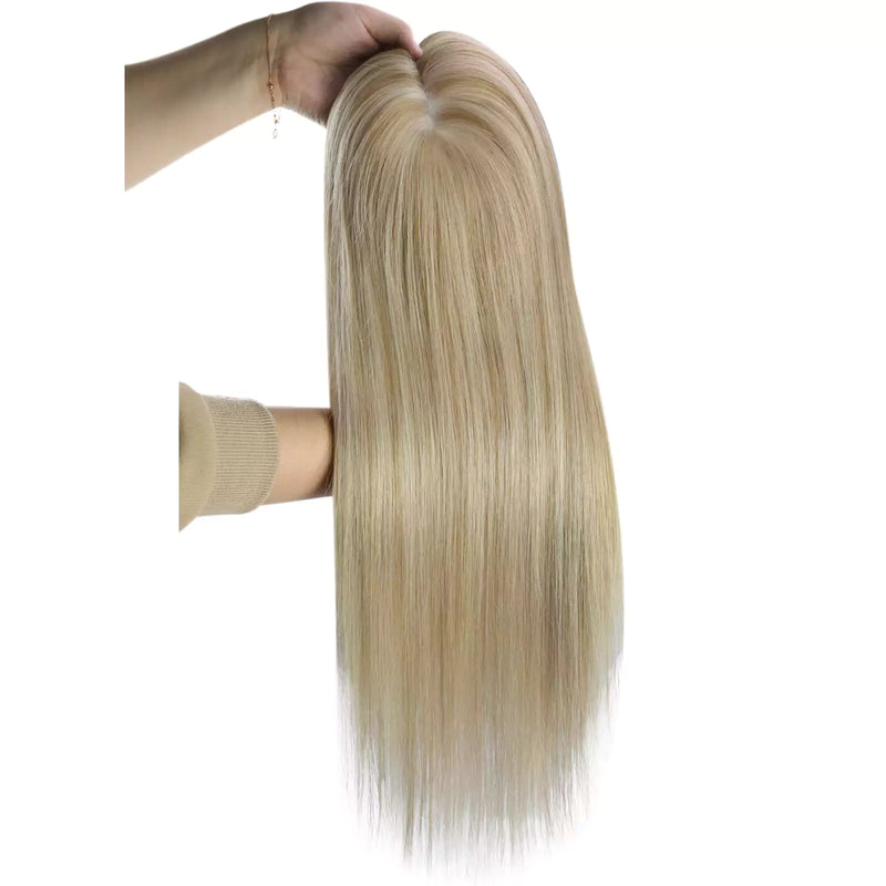 Load image into Gallery viewer, 18inch female hair topper for thinning crown
