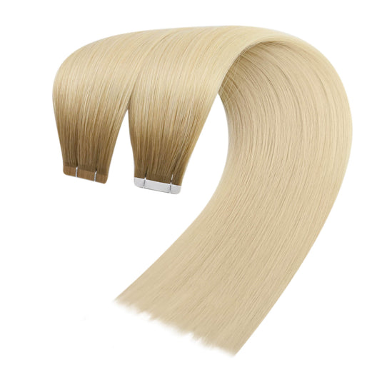 Moresoo Virgin Tape In Hair Extensions 100% Brazilian Human Hair (