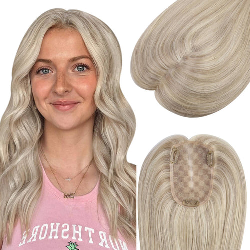 hair topper highlight blonde