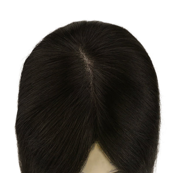 Load image into Gallery viewer, human hair toppers for women with thinning hair
