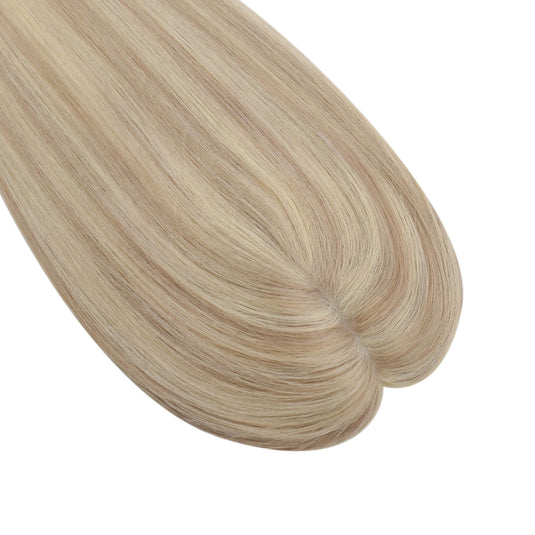 straight blonde hair topper human hair best hair topper for thinning hair