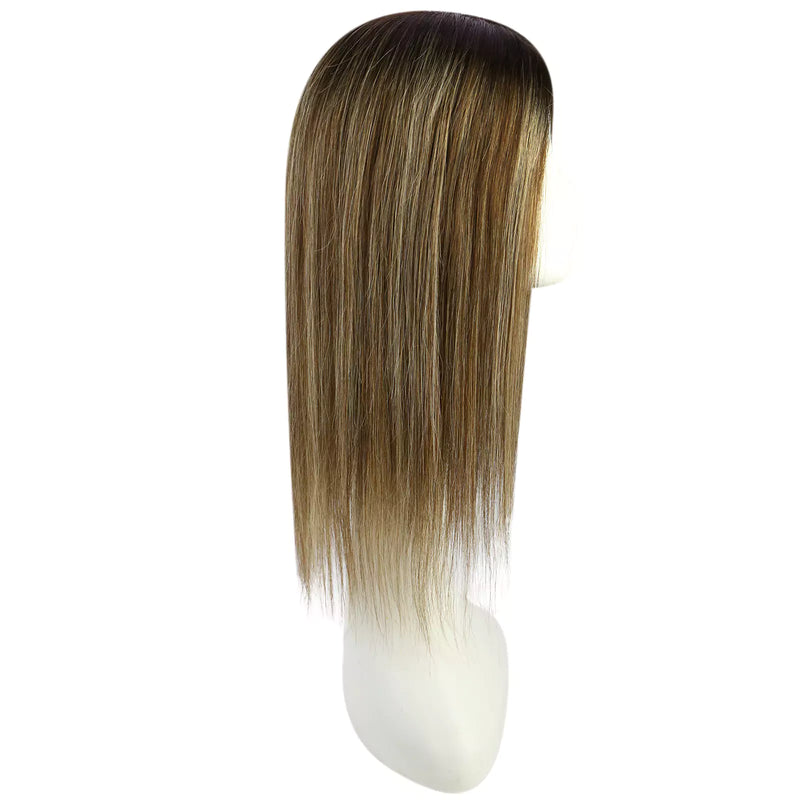 Load image into Gallery viewer, Virgin topper 6*7inch base hair pieces
