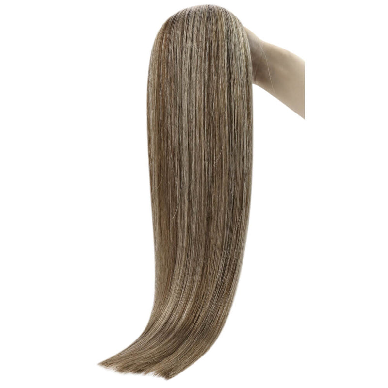 Load image into Gallery viewer, virgin human hair weft,weft hair extensions,human hair extensions,hand tied hair extensions,blonde highlights
