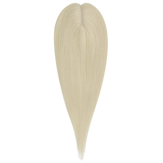 human hair topper blonde hair piece