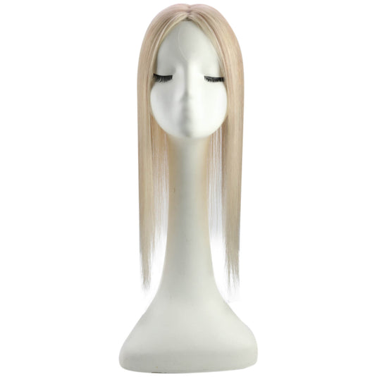 straight blonde hair piece for women