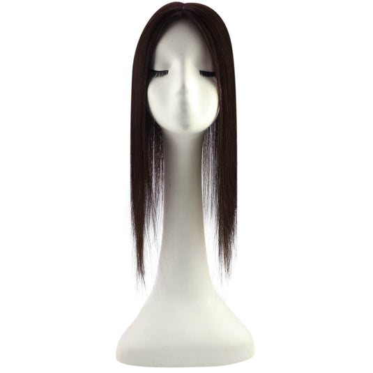 mono base topper human hair