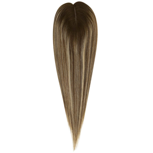 Mono base hair topper thicker add volume