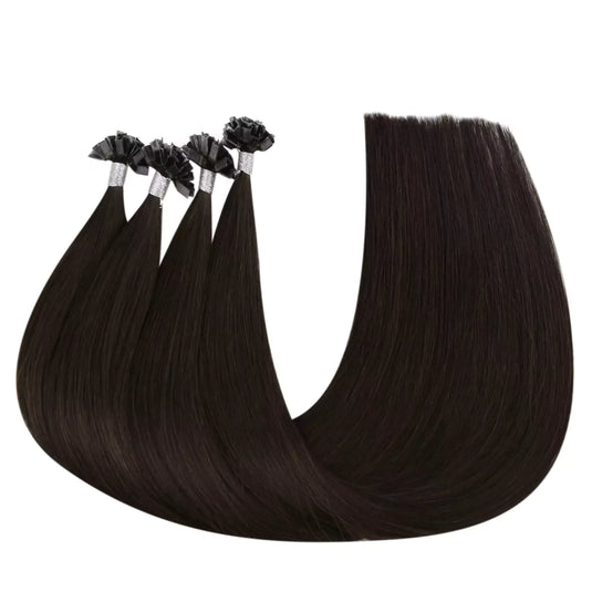 virgin hair extensions keratin hair for salon