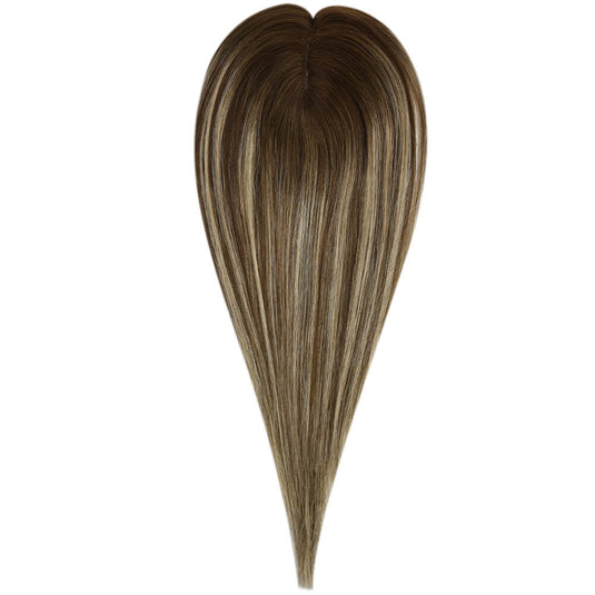 breathable human hair topper