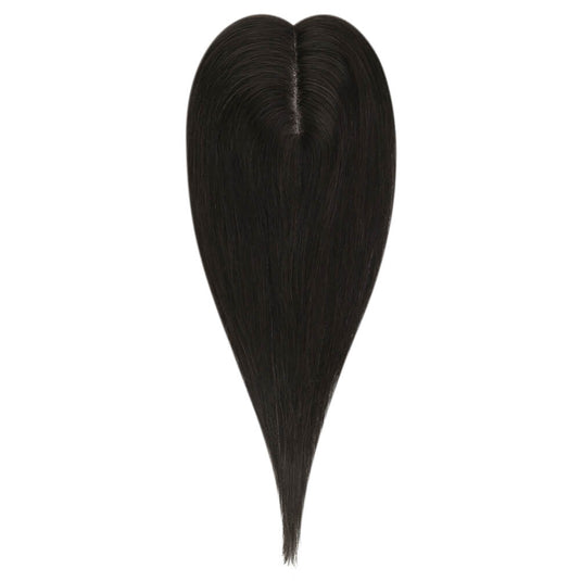 black mono hair topper human hair