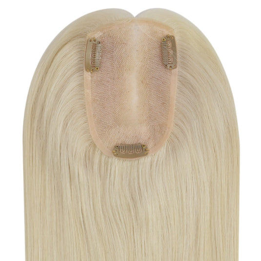 platinum blonde mono hair topper