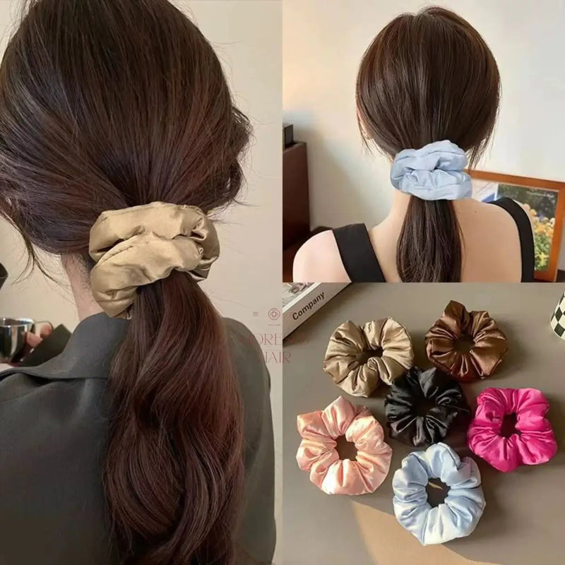 Load image into Gallery viewer, Moresoo Hair Scruchies for Women Silk Soft Hair Ties
