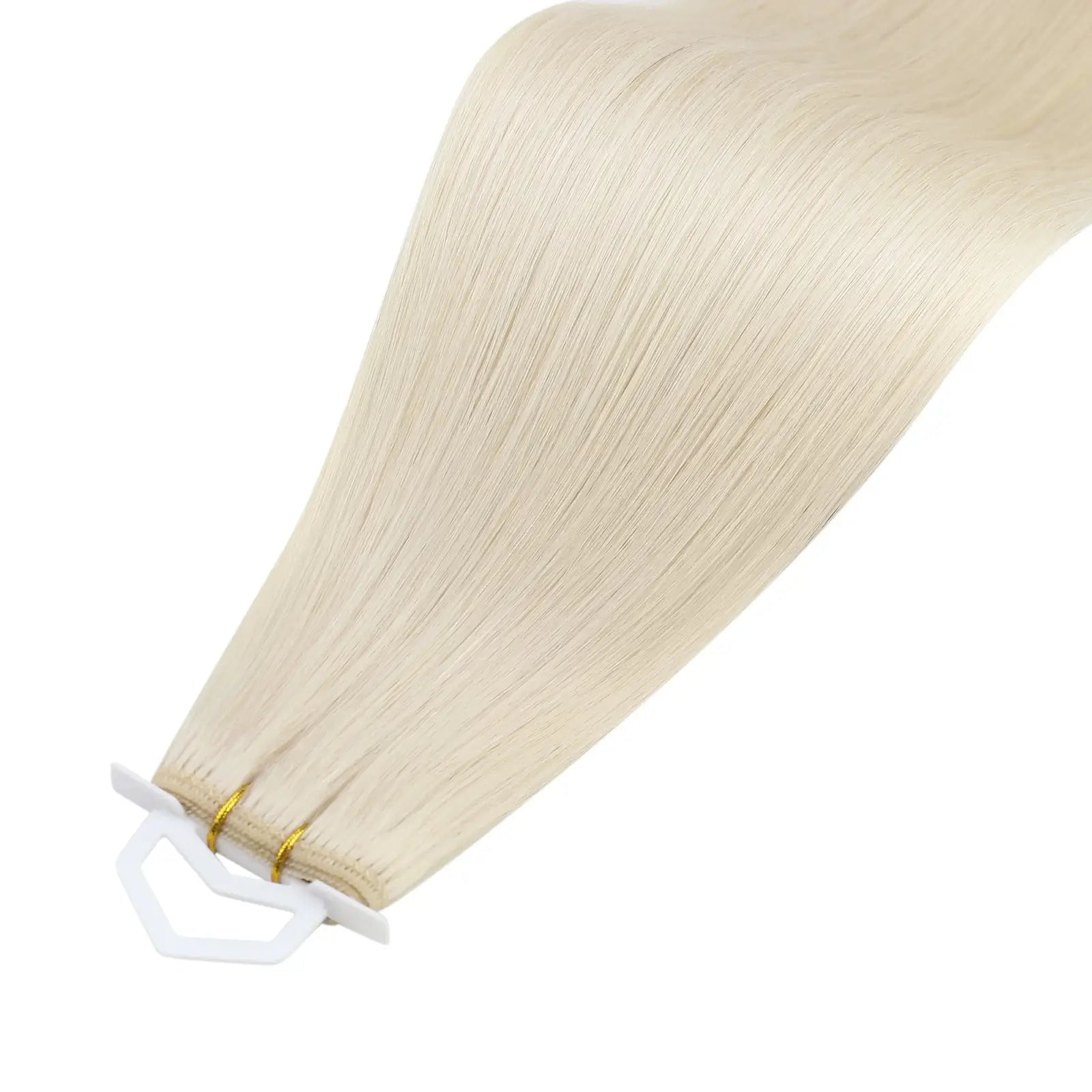 Moresoo White Blonde Virgin Bundles Weft Sew In Human Hair Wefts (#1000)