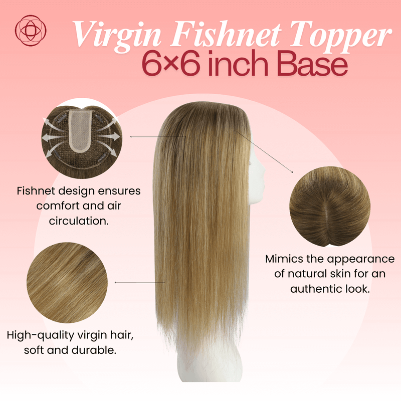 Load image into Gallery viewer, virgin hair topper for short hair hair topper clip in hair piece topper Moresoo hair topper straight blonde hair short hair toppers natural hair toppers for thinning hair crown hair toppers for thin hair women hair toppers human hair hair toppers for women best human hair toppers

