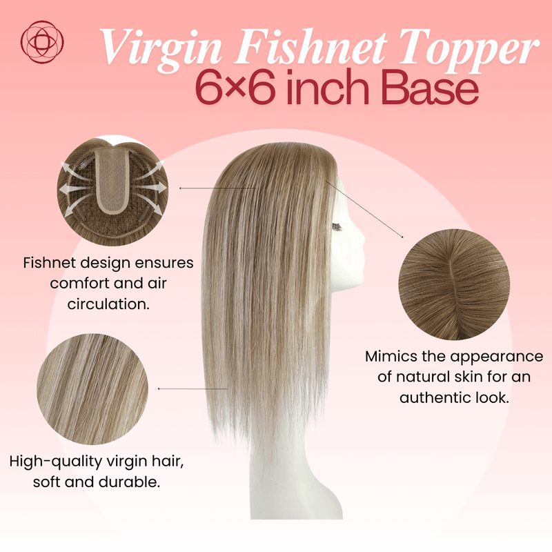 Load image into Gallery viewer, human hair topper for women hair topper human virgin hair for hair loss hair crown hair topper for thinning crown hair loss hairstyles for thinning hair on crown hair toppers hair toppers for women

