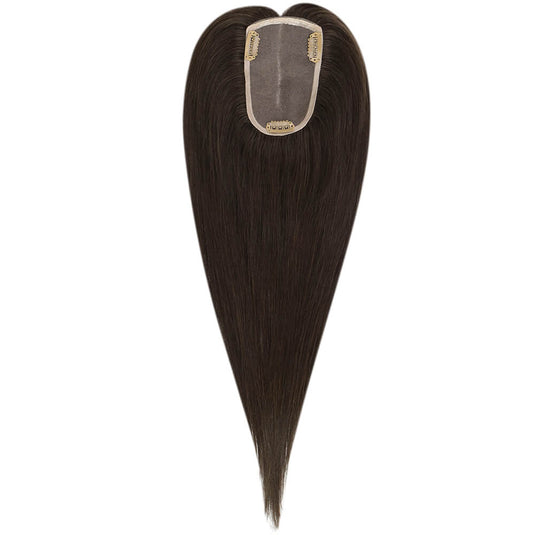 moresoo hair topper darkest brown