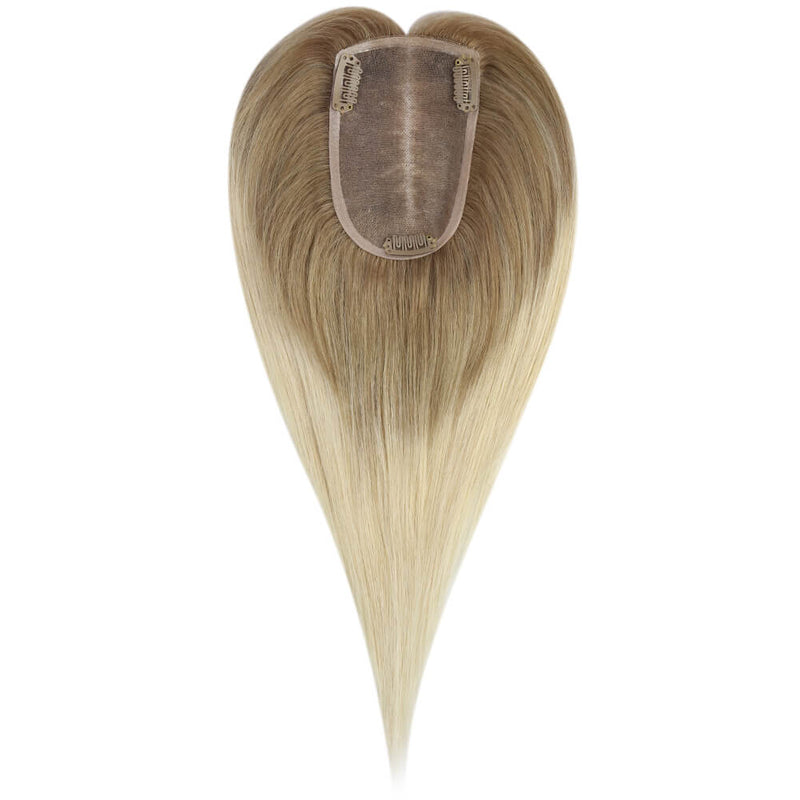 Load image into Gallery viewer, moresoo hair topper ombre brown to blonde
