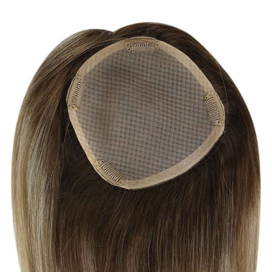 100% real human hair topper