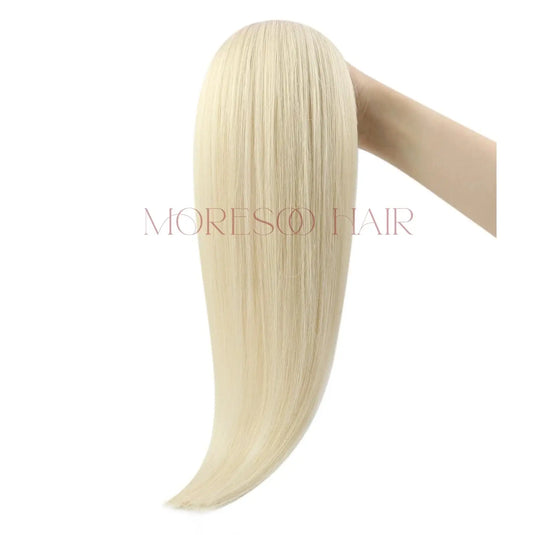 【New Color】Moresoo Virgin Tape In Hair Extensions 100% Brazilian Human Ombre Blonde Hair (