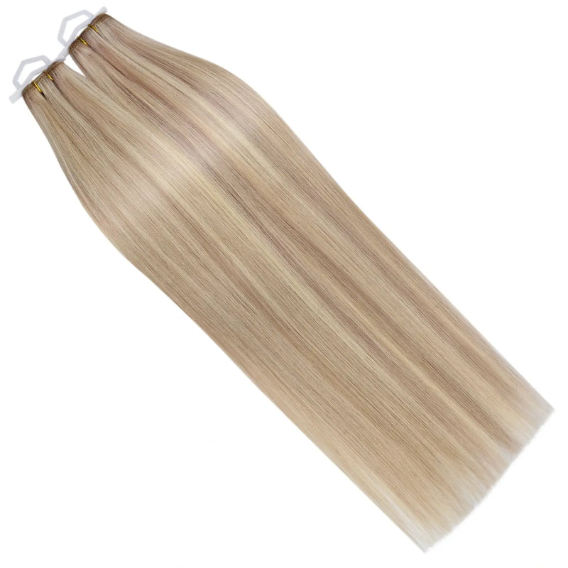 Load image into Gallery viewer, Moresoo Highlight Virgin Bundles Sew In Weft Human Hair Extensions (#18/613)
