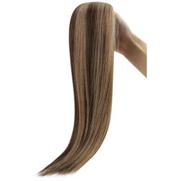 Load image into Gallery viewer, Human tape in hair extensions balayage 14 inch hair extensions-real human hair extensions
