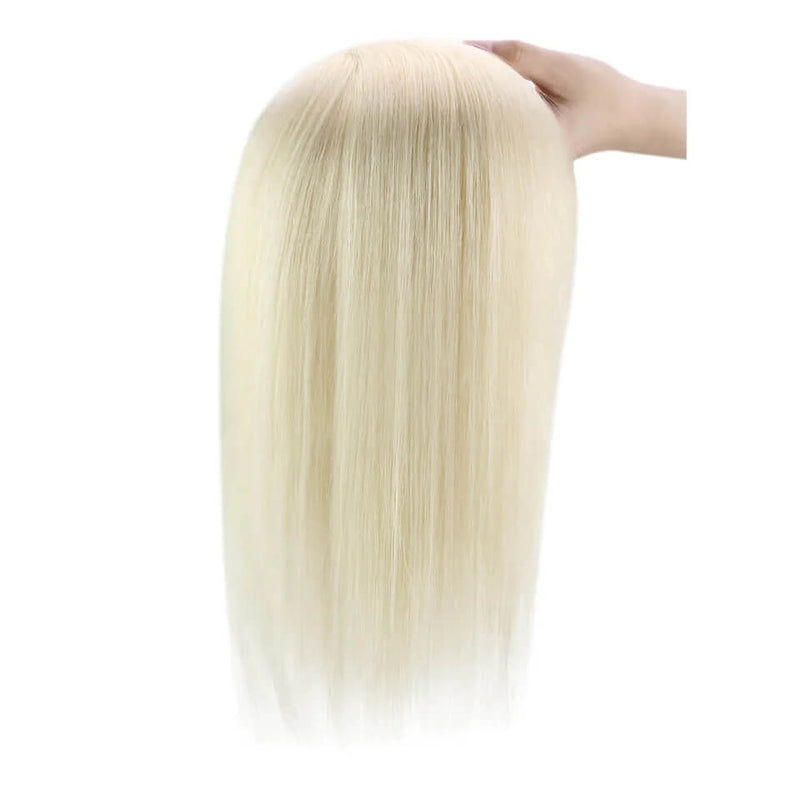 Load image into Gallery viewer, topper straight blonde 18inch hair
