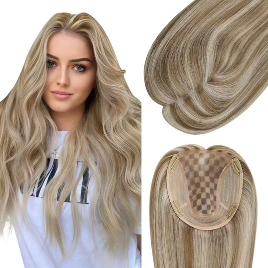 virgin human hair piece easy installation