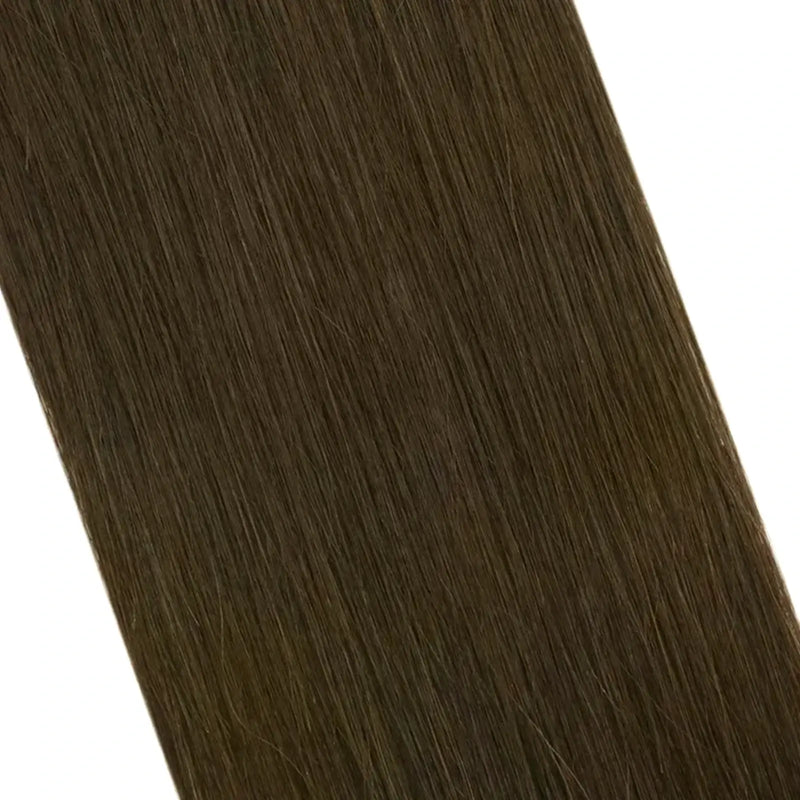 Load image into Gallery viewer, seamless 18-inch medium brown tape in extensions, invisible tape extensions, high-quality 20-inch brown hair extensions, medium brown virgin tape in, 22-inch medium brown extensions, 24-inch tape in medium brown hair, smooth medium brown hair extensions, tape in hair for medium brown hair
