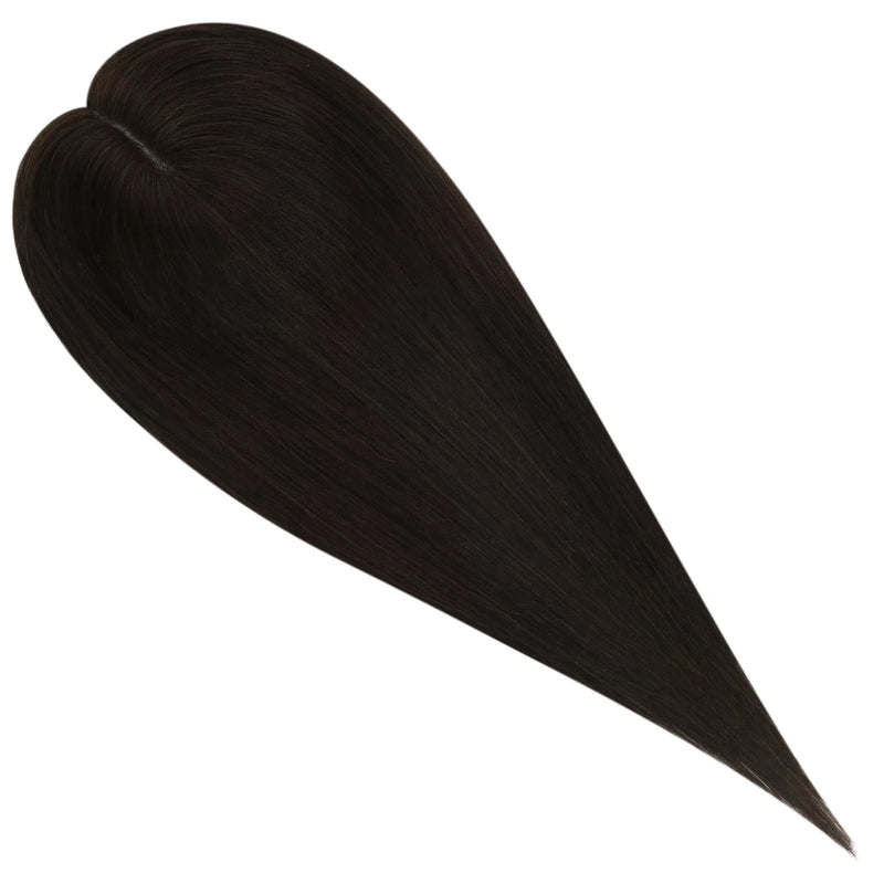 Load image into Gallery viewer, 20inch topper brown soft human hair
