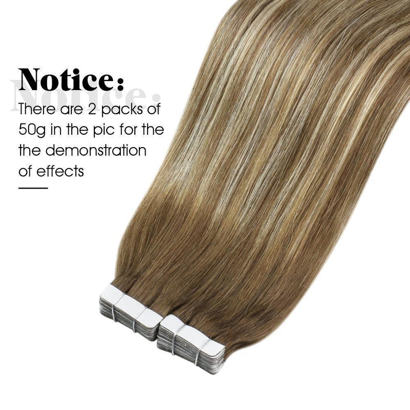 Load image into Gallery viewer, balayage tape in hair extensions human hair 40pcs
