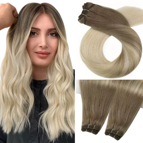 sew in weft hair extensions-best hair extensions for fine hair-hair extensions for short hair-invisible hair extensions for thin hair