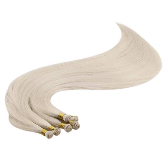 hand tied weft bundles,moresoo hair extensions,human hair extensions,hand tied hair,sew in weft