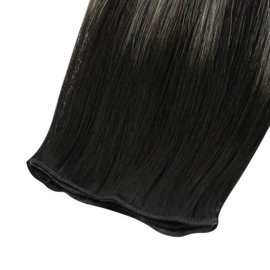 invisible weft hair bundles human hair-natural hair extensions-hair extensions on very short hair