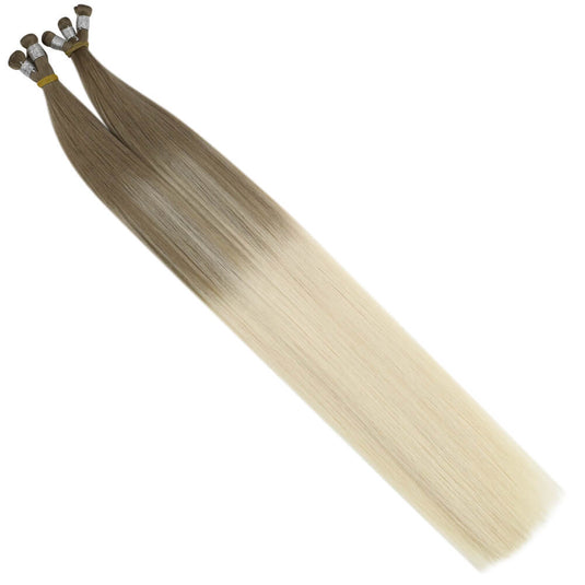 virgin human hair weft,weft hair extensions,human hair extensions,hand tied hair extensions,blonde highlights