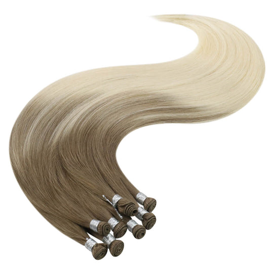 hair extensions,moresoo hair extensions,weft hair extensions,hand tied hair extensions,human hair weft