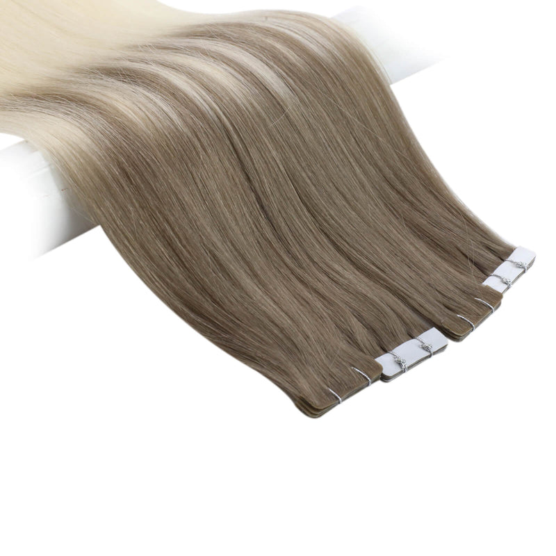 Load image into Gallery viewer, virgin hair tape in extensions-best hair extensions for thin hair-tape in hair extensions-best tape in hair extensions-human hair tape in extensions-hair extensions tape in
