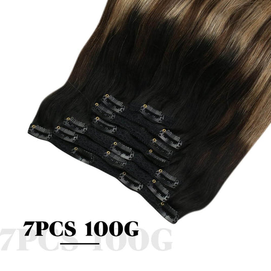 Soft Silky Straight 7pcs 16 inch clip ins for Women