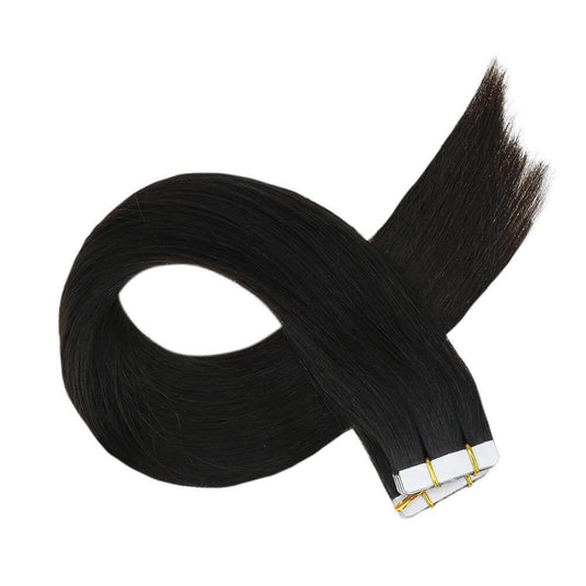 off black tape in straight hair-great lengths hair extensions-18 inch hair extensions-what are hair extensions-hair extensions length-professional hair extensions