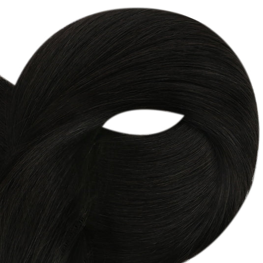 virgin genius weft real huamn hair-100%real human hair- off black-natural black-straight hair bundles-human hair- hair extension